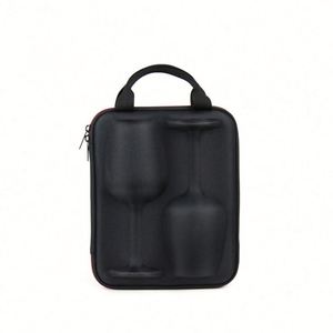 Estuche Portátil Personalizable de EVA para Copas de Vino, Resistente a Impactos, Bolsa para Botella de Vino Tinto con Estilo Inglés y Color Personalizado - Product Image 5