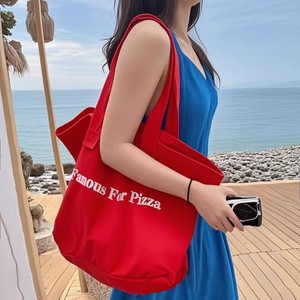 Sac à main en toile au design <span class=keywords><strong>original</strong></span> et artistique, motif lettre simple, style Ins - Product Image 2