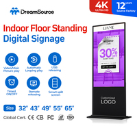 OEM ODM Pantalla Táctil Android de 43 49 55 65 Pulgadas, Señalización Digital LCD 4K, Kiosco de Publicidad para Centros Comerciales