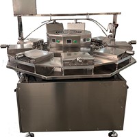 Machine à gaufres de riz, équipement pour céréales complètes saines et pures, machine à gaufres de maïs, fabricant de snacks à base de gaufres de riz et de gaufres de sésame