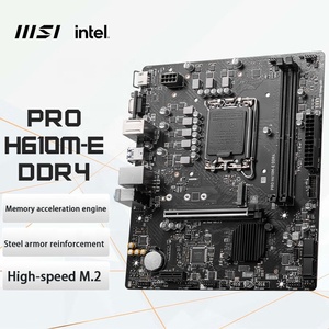 جديد MSI PRO فتحة DDR4 اللوحة الأم <span class=keywords><strong>M</strong></span>.<span class=keywords><strong>2</strong></span> PC اللوحات الأم تدعم INTEL LGA1700 CPU 12400F/12490F/13400F لسطح المكتب - Product Image 2
