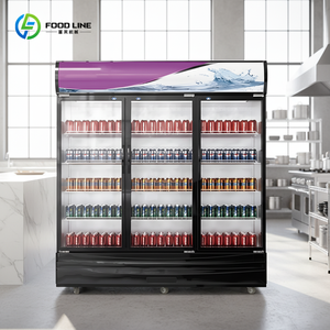Enfriador de Bebidas Comercial Sin Escarcha, Gabinete Refrigerado Industrial de Bajo Consumo con Control de Doble Temperatura para Bebidas - Product Image 1