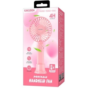<b>Portable</b> Rechargeable Fan Pink <b>Table</b> Stand KSC 1510 - Product Image 4