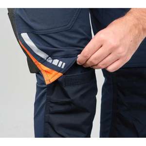 Pantalones DE TRABAJO elásticos estilo multibolsillo BETA-076500100, azul-PANTALONES DE TRABAJO EAN 8054809230405 PANTALONES DE TRABAJO DE CARGA - Product Image 4