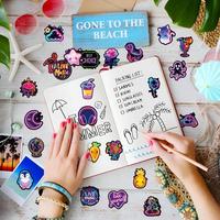 Pegatinas de Vinilo Holográficas Personalizadas a Prueba de Agua, para Botellas de Agua, Cuadernos, Teléfonos, Equipaje, Suministros Comerciales, Reutilizables