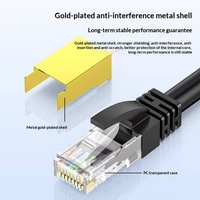 Cable Ethernet LAN CAT6A SFTP de cobre OFC, blindado metálico, par trenzado, para interiores, con conector RJ45, 1-100M, al por mayor