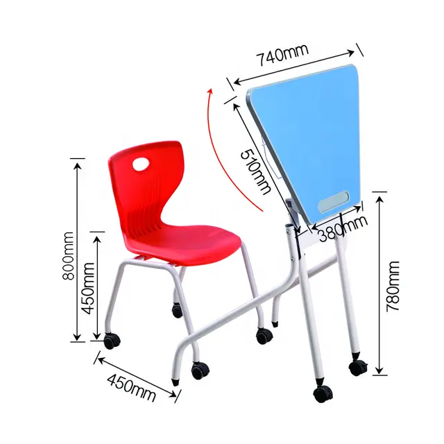 Futuramic uygun popüler ucuz yüksek kalite rahat dayanıklı derslik sırası ve eğitici eva tekerlekli sandalye