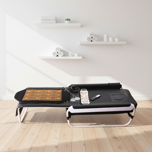 Lettino Massaggiante Riscaldato in Giada di Design Coreano con Rulli in Pietra Naturale, Terapia, Programmi Automatici e Telecomando per Massaggio Completo del Corpo - Product Image 5