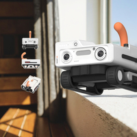 Mobile Haustier-Kamera-Roboter mit KI-Hinderniserkennung, Gesundheitsberichten, Nachtsicht, Rechteckigem Design und Ultralangzeit-Akku für Katzen und Hunde, ABS