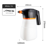 Nouveau pulvérisateur de mousse électrique 2L haute pression, canon à mousse neige électronique à batterie pour le nettoyage automobile