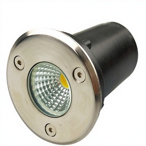 Lumière LED souterraine en acier inoxydable étanche IP67, 3W COB, lampe de sol, éclairage extérieur, spot de jardin, éclairage paysager - Product Image 2