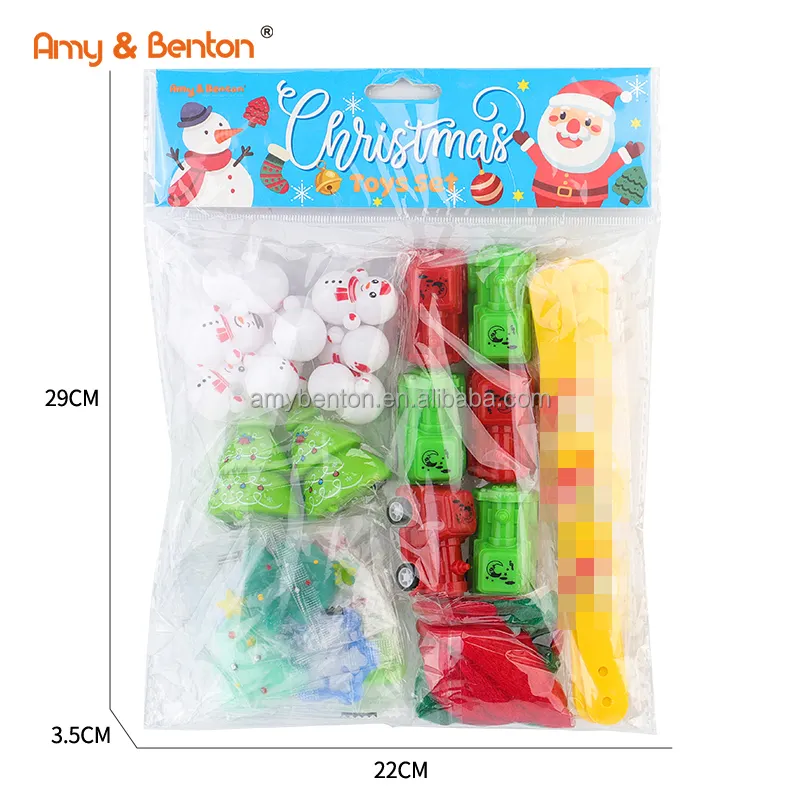 Christmas Party Favor Toy Set 40PCS Christmas Treasure Bag Children Party Bag Fillers Stocking Stuffers Christmas toys for kids