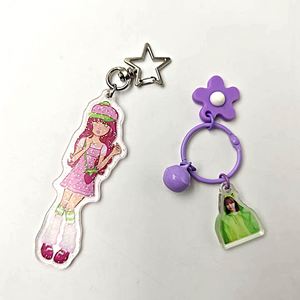 Personalized Custom Logo /Size/Shape Blank Loose Powder Keychain Diy Printing Blank Acrylic Keychains for Uv Printing - Product Image 4