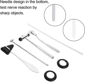 Kit d'examen de la neurologie sensorielle avec marteaux, roue pour un <span class=keywords><strong>test</strong></span> complet de la fonction nerveuse - Product Image 4