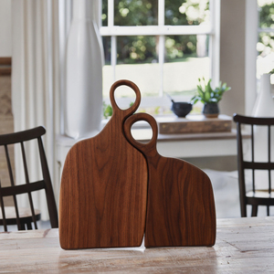 Planche à découper XLwood en bois <span class=keywords><strong>de</strong></span> noyer, bambou et acacia, grande, ronde, épaisseur 1,5 cm, prête à l'emploi, pour <span class=keywords><strong>la</strong></span> découpe <span class=keywords><strong>de</strong></span> <span class=keywords><strong>fromage</strong></span>, pour <span class=keywords><strong>la</strong></span> cuisine et le bureau - Product Image 3