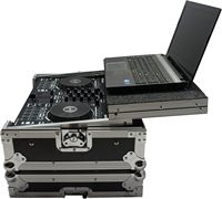 Boîte rigide en alliage d'aluminium de haute qualité avec plaque de support pour ordinateur portable Glide Étui de vol DJ personnalisable Compatible avec Roland DJ-202 Nouveau