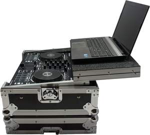 Caja dura de aleación de aluminio de alta calidad con placa de soporte para computadora portátil deslizante Estuche de vuelo de <span class=keywords><strong>DJ</strong></span> personalizable Compatible con <span class=keywords><strong>Roland</strong></span> <span class=keywords><strong>DJ</strong></span>-202 Nuevo - Product Image 2