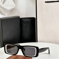 Lunettes de soleil polarisées de luxe haut de gamme de marque de créateur, dégradées, classiques, de forme carrée, monture intégrale en acétate, protection UV400, verres noirs TAC
