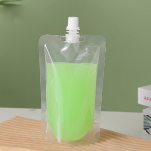 Pochette souple personnalisée en PET avec bec verseur pour jus, bière et autres boissons (qualité alimentaire) - Product Image 2