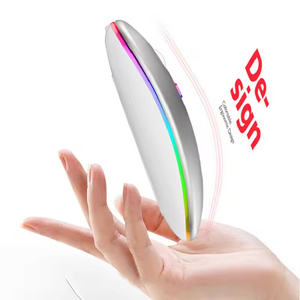 Ratón Inalámbrico con Carga Inalámbrica, Bluetooth 5.0, Modo Dual 2.4G, Función de Bajo Ruido, Ratón Delgado - Product Image 1