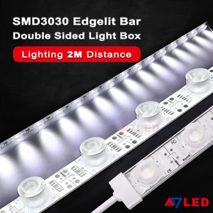 DC 12V Edgelit <b>LED</b> <b>Bar</b> <b>Light</b> 2835 SMD Warm White Side Emitting Rigid Strip Aluminium <b>LED</b> <b>Light</b> <b>Bar</b> for Signage Fabric Lightbox - Product Image 3
