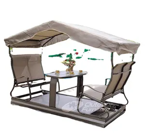 Мебель из ротанга, садовый Плетеный ротанговый качающийся стул для продажи