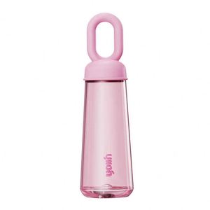 Uioh Reusable Water <b>Bottle</b> With Built-In Handle Petal Design Bpa Free Plastic Travel Drinkware Unisex Cute Style - Product Image 3