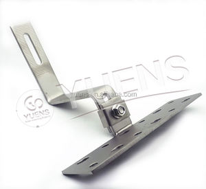 Yuens 태양열 설치 시스템 스테인레스 스틸 조정 가능한 타일 지붕 후크 느슨한 하드웨어 태양 전지 패널 장착 후크 감소 - Product Image 3