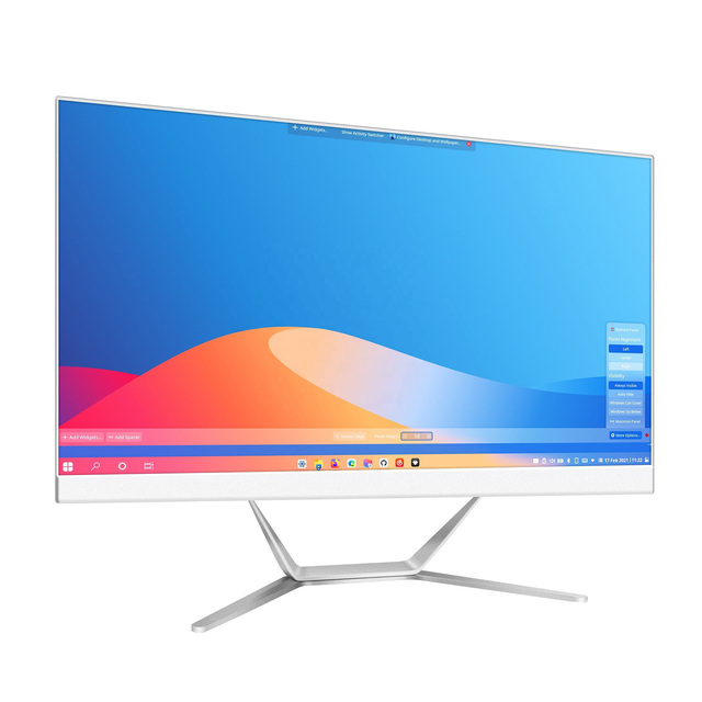32 Inch New Design Factory Office Pc I9 I7 I5 1080 Desktop Curved All in One Computer
