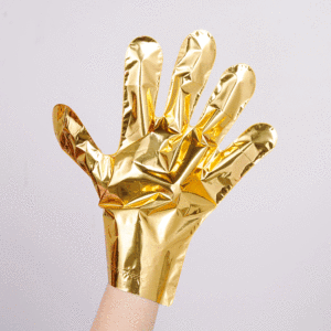 Spa manikur produsen Oem 24K sarung tangan emas masker tangan memelihara mendalam memperbaiki kering kulit kasar kolagen masker tangan - Product Image 3