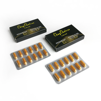Fournisseur de produits thaïlandais, vente en gros de capsules dorées en boîte pour la santé masculine à base de plantes