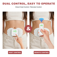 Estimulador TENS con 8 Modos de Calor para Alivio del Dolor Corporal, con Función de Temporizador y Masaje, Unidad Recargable Tipo C