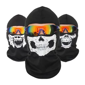 Skull Balaclava Mask for Face Scarf Bandana Hood Gaiter Neck Cycling Ski Face Shield Moto Biker Cap Motorcycle Full Face Mask