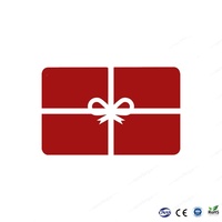 Carte de membre personnalisée en PVC avec code-barres, carte cadeau VIP de Noël avec code QR
