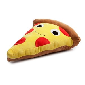 Peluche Personalizzato a Forma di Cibo Cartoon, Giocattolo Morbido a Forma di Fetta di Pizza al Formaggio, Cuscino Peluche a Forma di Pizza - Product Image 4