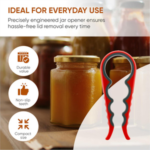 Wholesale <b>Kitchen</b> Gadgets 4 in 1 Multifunctional Manual Beer Tin Can Opener Jar Lid Remover - Product Image 2