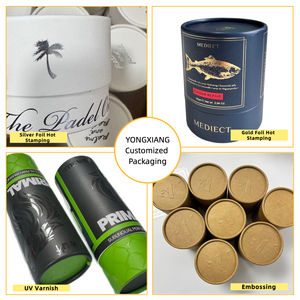 कस्टम निजी लेबल क्राफ्ट पेपर राउंड मोमबत्ती बॉक्स बेलनाकार उपहार जार और बोतल पैकेजिंग पेपर ट्यूब - Product Image 3