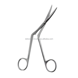 Ciseaux nasaux dorsaux Knight en acier inoxydable, instruments chirurgicaux ORL de haute précision, fournisseur en gros - Product Image 3
