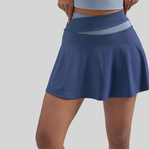 <span class=keywords><strong>Jupe</strong></span> courte pour femmes, vente en gros, taille haute, course à pied, tendance, combinaison confortable, séchage rapide, respirante, anti-exposition - Product Image 3