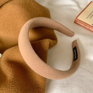 <span class=keywords><strong>Diadema</strong></span> de Terciopelo Retro Elegante Francesa de Primera Calidad, <span class=keywords><strong>Diadema</strong></span> Redonda Grande para Mujer, <span class=keywords><strong>Diadema</strong></span> de Resina con Tela de Satén para Invierno - Product Image 3