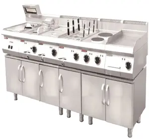 Newly Upgraded High-End Commercial Restaurant Kitchen Catering Multifunctional Combined Stainless cabinet kitchen equipment
