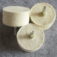 Perceuse électrique à tige de 3mm, serpillière de polissage de 6mm, pointe en feutre de laine de polissage de bijoux