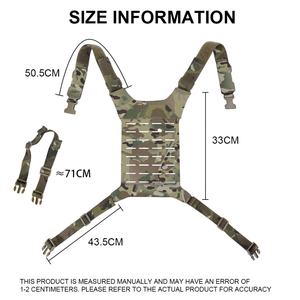 Chaleco Táctico D3 SS MK, Chaleco de Caza MOLLE, Correa para Chaleco, Panel Trasero Universal para Chaleco, Accesorios para Equipo - Product Image 2