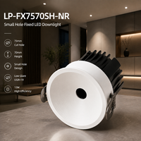 Spot LED encastré compact 12W, design à petite ouverture pour installation en plafond bas LP-FX7570SH-NR-22