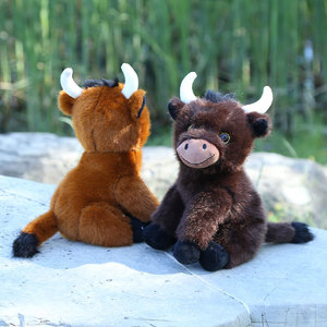 Pronta Consegna: Bambola Toro Dispettoso, Bambola Toro delle Highland, Bambola Bufalo Realistica, Peluche Stile Festa, Bambola Vitellino, Vendita all'Ingrosso - Product Image 4