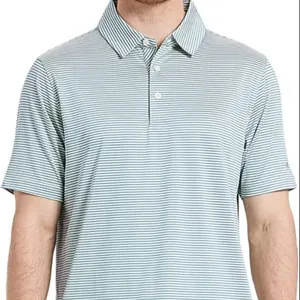 Рубашка-поло для мужчин, Классическая эффективная, впитывающая пот ткань из полиэстера, Повседневная Уличная одежда