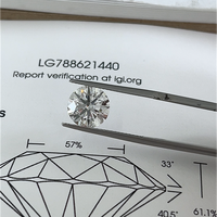 Diamant de laboratoire HPHT rond, certifié IGI, 2ct 3ct E VS VVS, pour la vente en gros de bijoux fins – Approvisionnement direct usine
