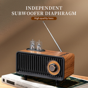 AS19 <span class=keywords><strong>Radio</strong></span> Wireless <span class=keywords><strong>Vintage</strong></span> in Legno con Altoparlante BT, Supporto USB/Aux/Scheda TF, <span class=keywords><strong>Design</strong></span> Retrò Elegante, Sintonizzazione FM Rotativa alla Moda - Product Image 5