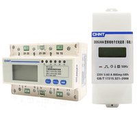 Triphasé 380V DTSU666380V1. Compteur d'énergie électrique numérique à affichage RS485, type rail, à inductance mutuelle 4P, MODBUS 5 (6) a