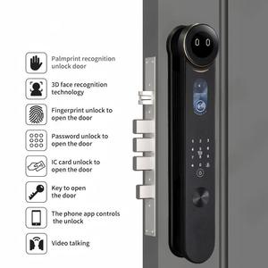 Cerradura Inteligente para Puerta con Videoportero, Reconocimiento Facial 3D, WiFi, Zigbee, Huella Dactilar y Cámara, Compatible con Puertas de Madera, Marca Ai Tuya - Product Image 2